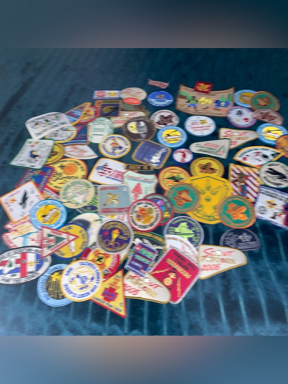 81 Vintage BOY SCOUT PATCH LOT  Badge Patches Boy Scouts canada Collection rare